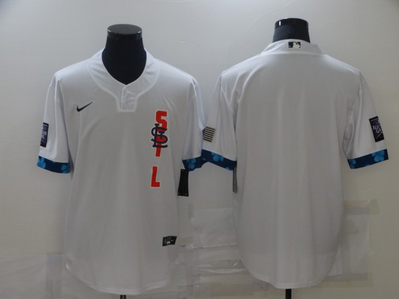 Cardinals Blank White Nike 2021 MLB All-Star Cool Base Jersey,We sell and wholesale Cardinals Blank White Nike 2021 MLB All-Star Cool Base Jersey on line form chian!